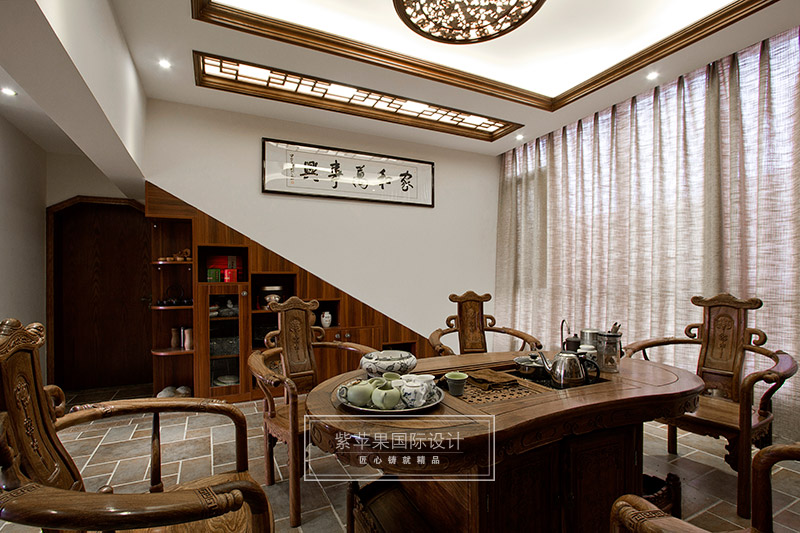 休閑茶室裝修實景圖